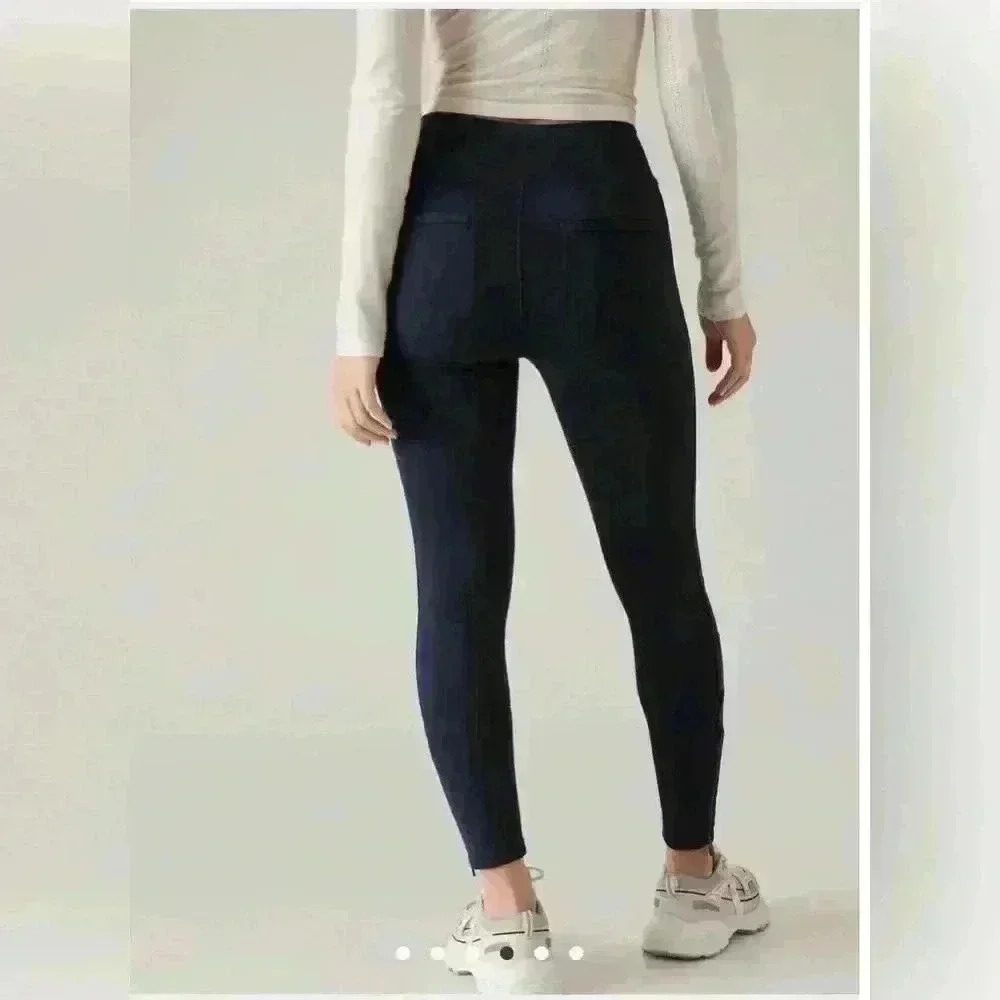 Athleta DELANCEY SKYLINE TIGHT, Navy, small - Picture 4 of 4